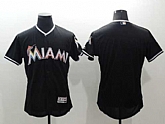 Florida Marlins Customized Men's Black Flexbase Collection Stitched Baseball Jersey,baseball caps,new era cap wholesale,wholesale hats